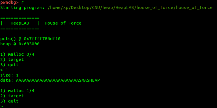 Heap - House Of Force