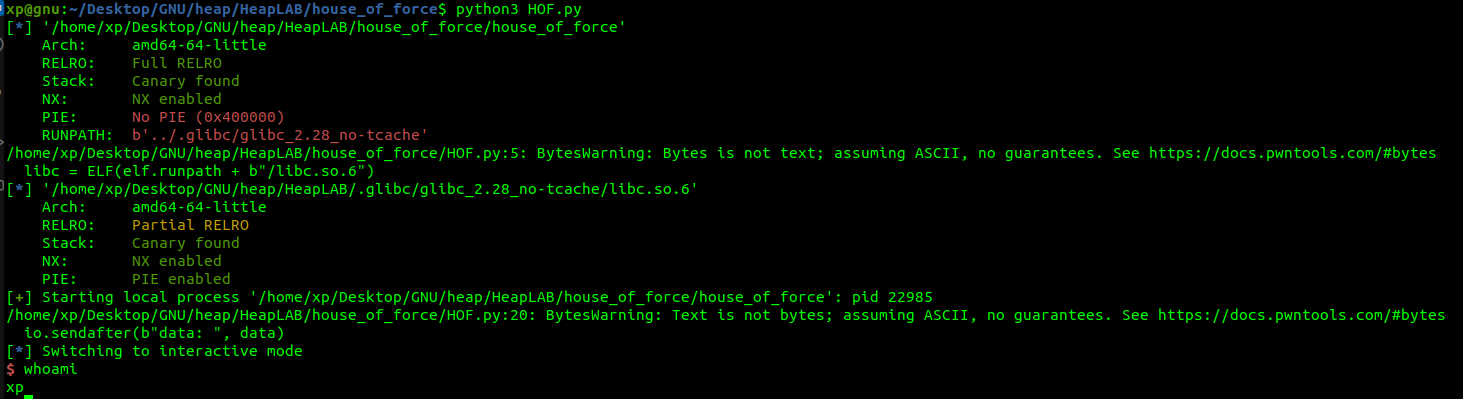 Heap - House Of Force