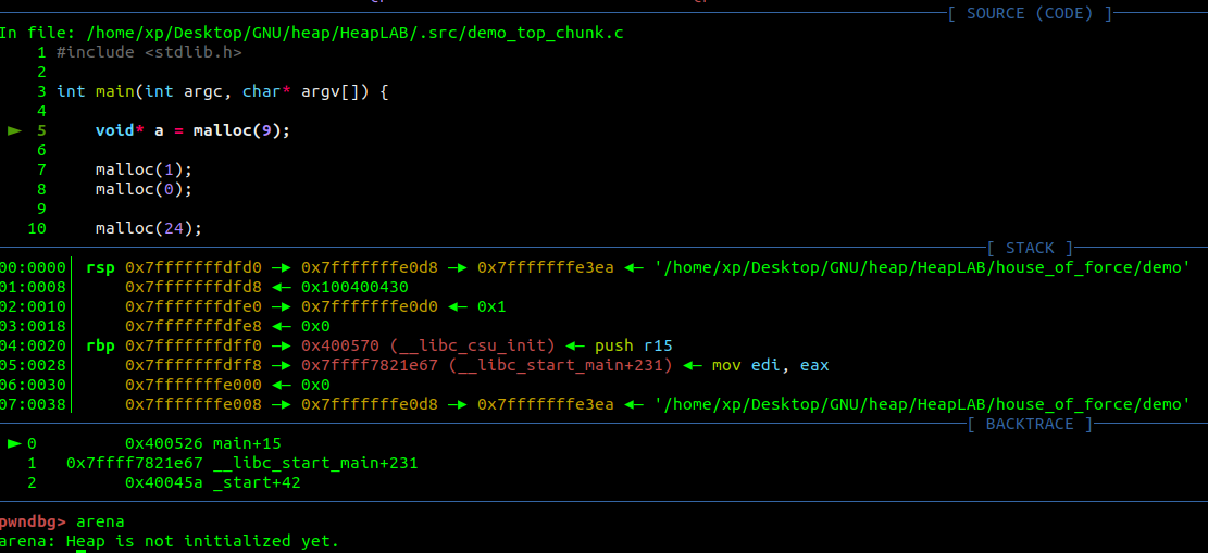 Heap - House Of Force